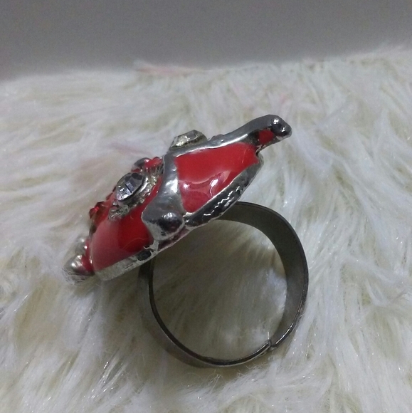 Sweet Red Owl Ring - Picture 2 of 4